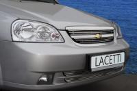 Декоративные элементы решётки радиатора (2 элемента из 3 трубочек) "Chevrolet Lacetti" 2004-, CLAC.91.2984 CLAC.91.2984