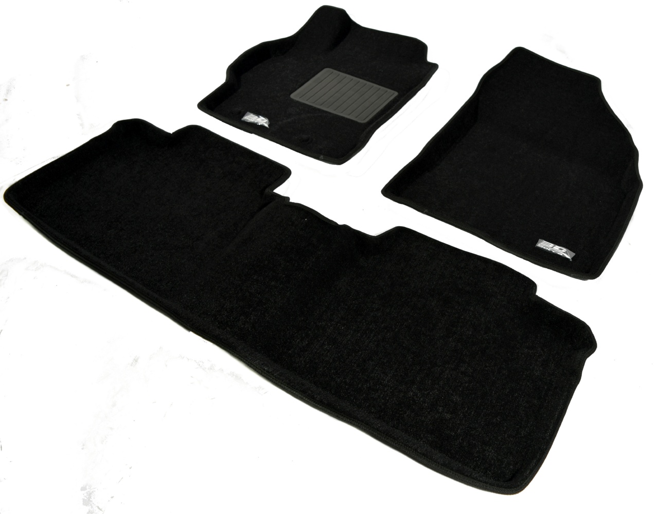 Коврики салона текстильные 3D Lux для Toyota Corolla 2013-> (для Европы) LINER 3D Lux с бортиком черные