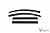 Дефлекторы окон Vinguru Volkswagen Passat B7 variant 2010-2015 минивэн накладные скотч  к-т 4 шт., материал акрил AFV65210