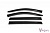 Дефлекторы окон Vinguru Nissan Pathfinder lV 2014- крос накладные скотч к-т 4шт., материал акрил AFV80414