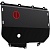 Защита картера и КПП АвтоБроня для Fiat Ducato 2002-2011, сталь 2 мм, крепеж в комплекте, 111.01708.1