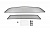 Сетка на бампер внешняя для FORD Tourneo Custom 2014->, 2 шт., черн., 10 мм, для автомобилей без переднего парктроника 01-171014-101