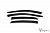 Дефлекторы окон Vinguru Hyundai i30 II (GD) 2012-2016 хб накладные скотч к-т 4 шт., AFV52312