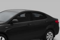 Дефлекторы Rival Premium для окон Kia Rio седан 2011-2017, оргстекло, 4 шт., 32803001