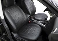 Авточехлы Rival "Строчка" (спинка 40/60) для сидений Nissan X-Trail T32 внедорожник 5-дв. 2015-, эко-кожа, SC.4101.1