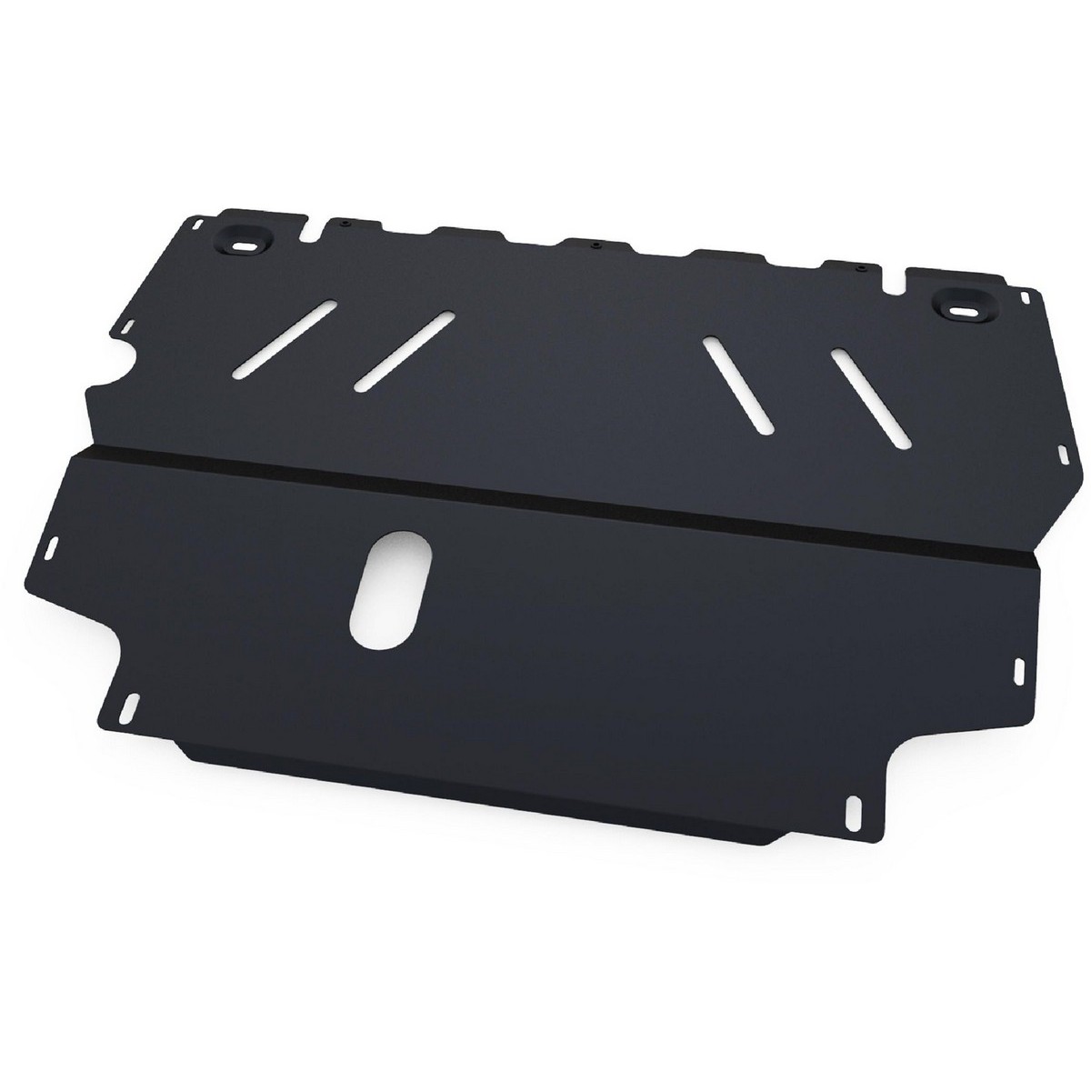 Защита картера и КПП АвтоБроня для Seat Alhambra 2013-2016, сталь 2 мм, крепеж в комплекте, 111.05001.1