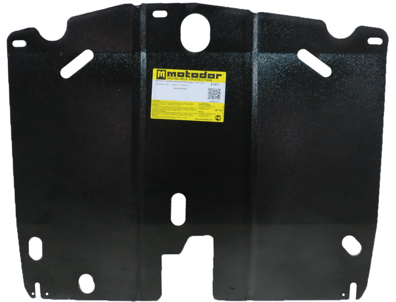 Защита стальная Мотодор, подходит для Nissan Qashqai 2014-2015 (арт.61411)