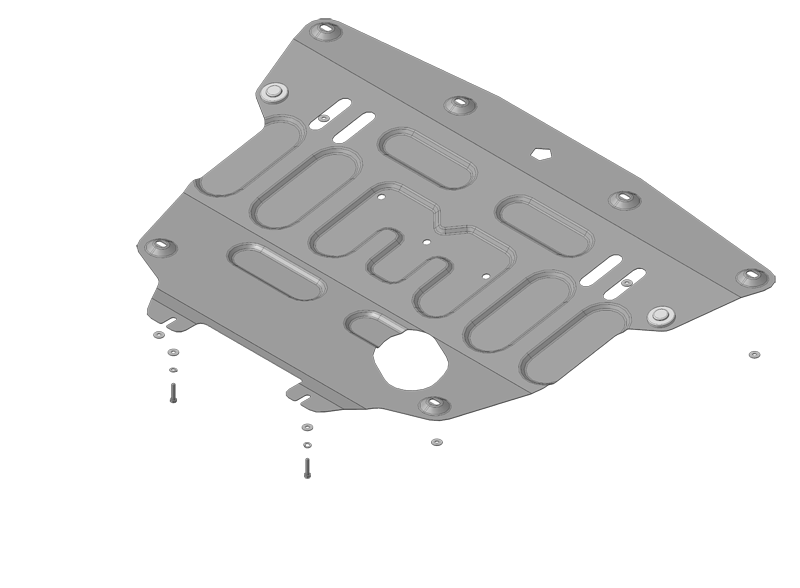 Защита АвтоСтандарт, подходит для Lada Vesta 2015- (арт.52113)