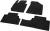Коврики салона литьевые Rival для Kia Soul хэтчбек 5-дв. 2013-2017 2017-н.в., резина, с крепежом, с перемычкой, 4 шт., 62806001