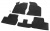 Коврики салона литьевые Rival для Lada Granta лифтбек, седан, хэтчбек, универсал 2011-2018 2018-н.в./Kalina седан, универсал, универсал Cross 2004-2018, резина, с крепежом, с перемычкой, 4 шт., 66001001