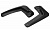 Брызговики передние Rival для Nissan Sentra 2014-н.в., полиуретан, 2 шт., с крепежом, 24106001